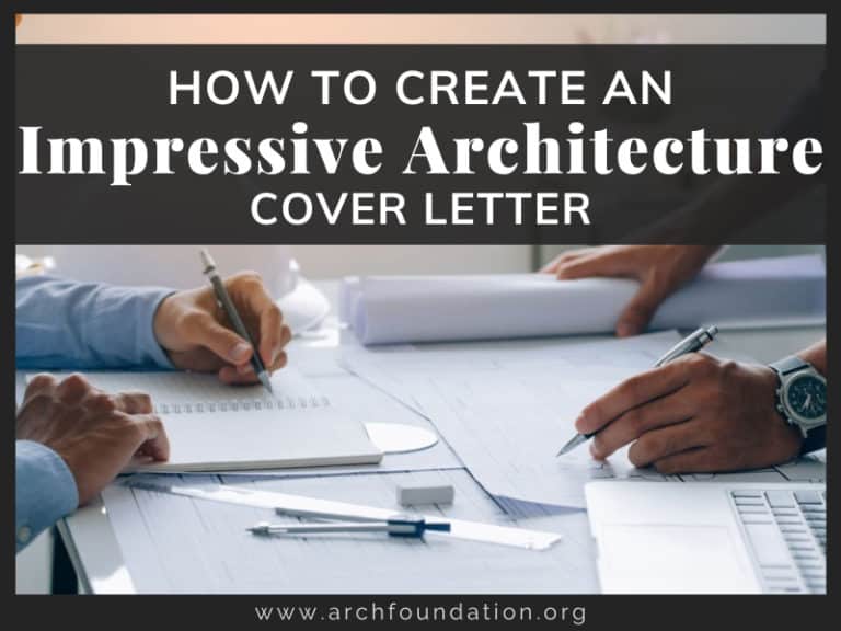Architecture Cover Letter