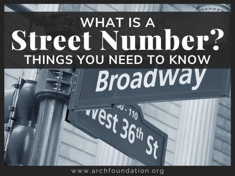 What Is A Street Number