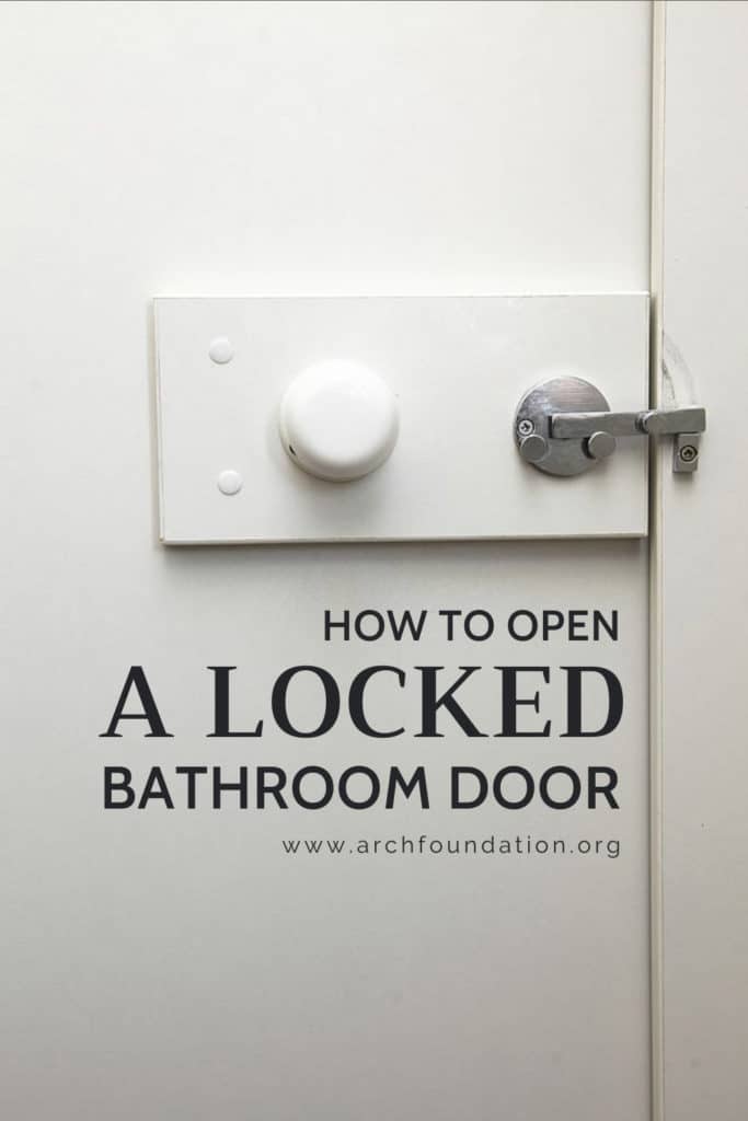 Open Locked Bathroom Door