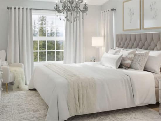 57 Most Gorgeous Bedroom Sitting Area Ideas In 2024   All White 550x413 