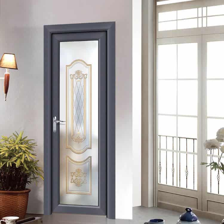 Aluminum Door With Ornamental Detailing