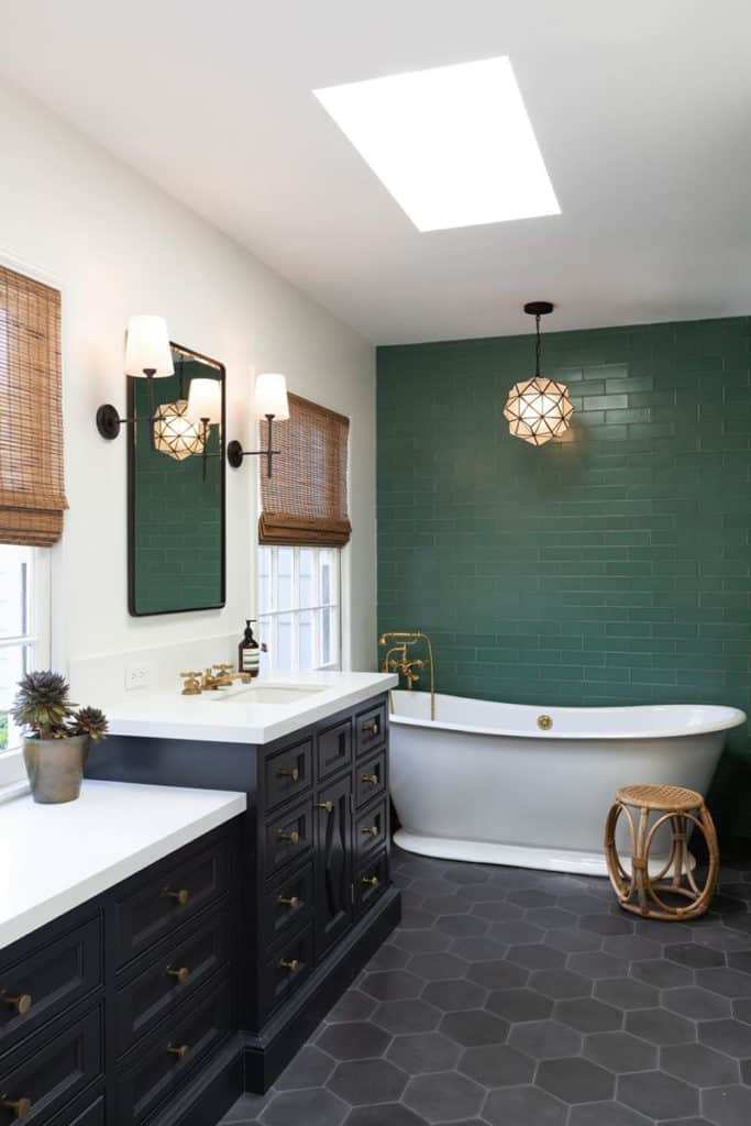 Green Accent Wall Tiles