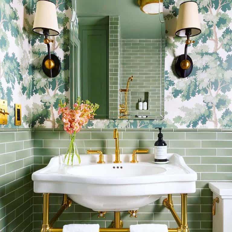 40+ Green Bathroom Ideas - The Call Of Nature 2024