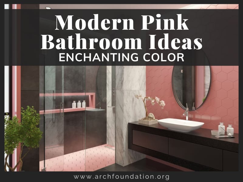 52+ Modern Pink Bathroom Ideas - Enchanting Color 2022