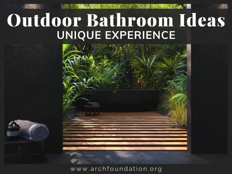 66+ Outdoor Bathroom Ideas - Unique Experience 2022