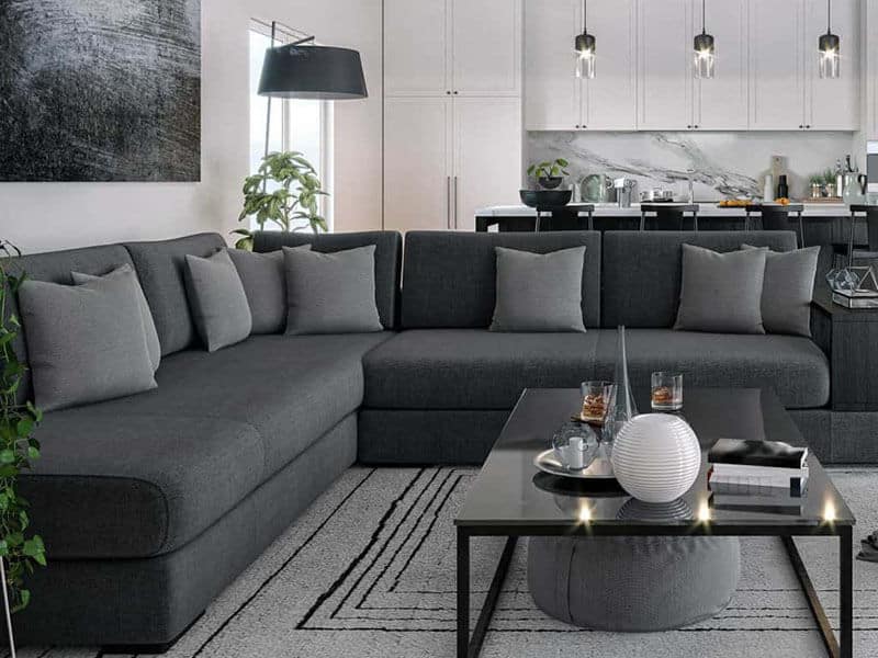 Sofa Different Grey Mix