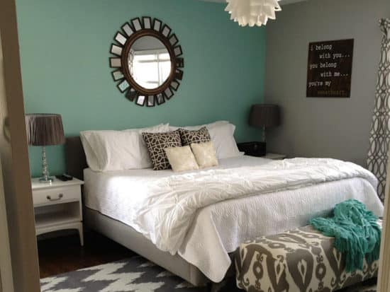 25 Gorgeous Modern Teal And Grey Bedroom Suggestions 2024