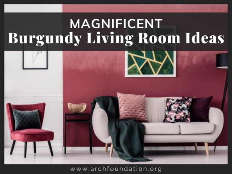 Burgundy Living Room Ideas