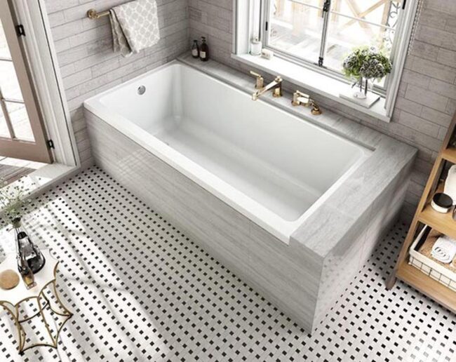 Upgrade Your Master Bedroom with a Timeless White Tub