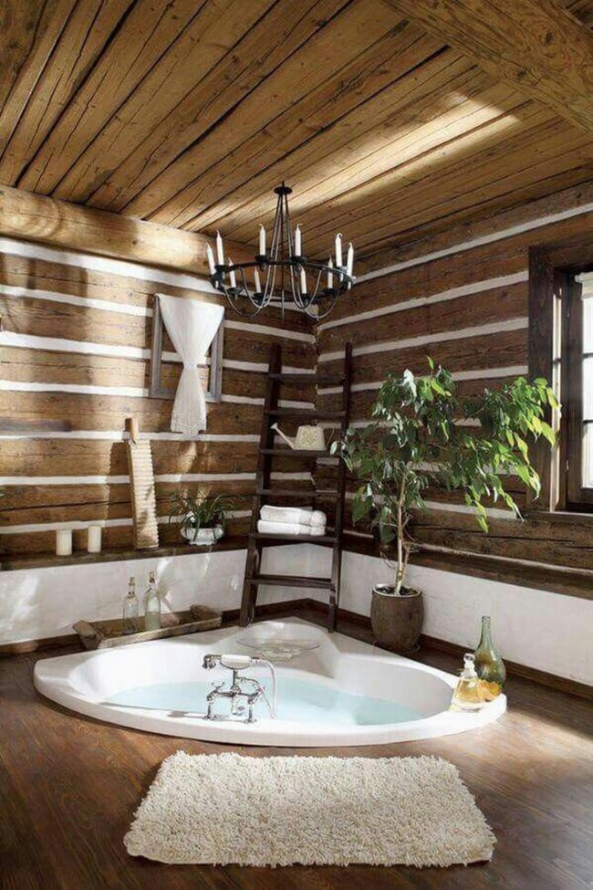 Turn Your Bathroom into a Rustic Retreat with Wood Paneling