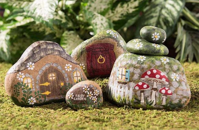 Fairy Garden Rock Art