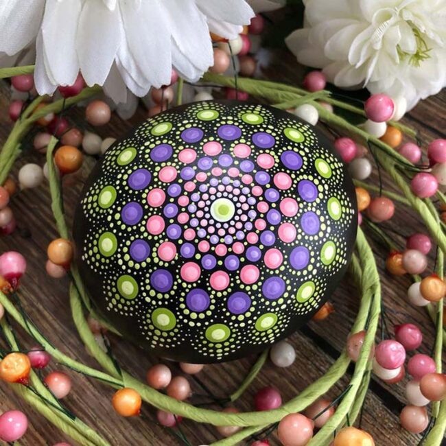 Stone Mandala Art