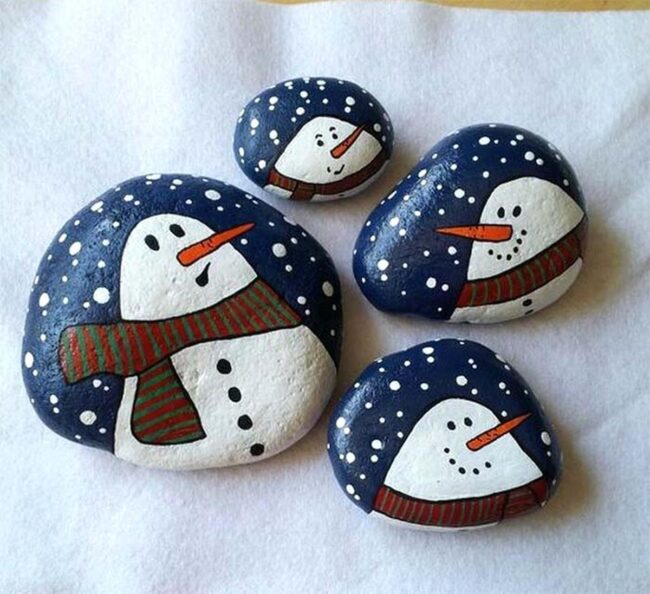 Christmas Snowman Rock