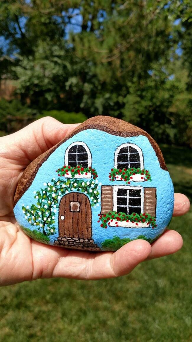 Fairy Garden Rock House