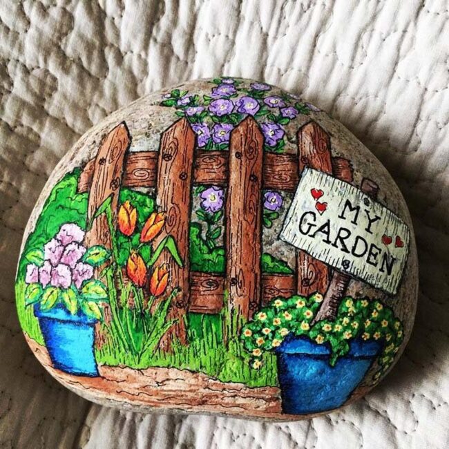 My Fairy Garden Rock