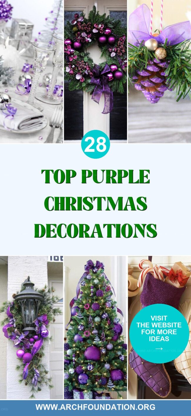 28 Purple Christmas Decors for Vibrant Holidays