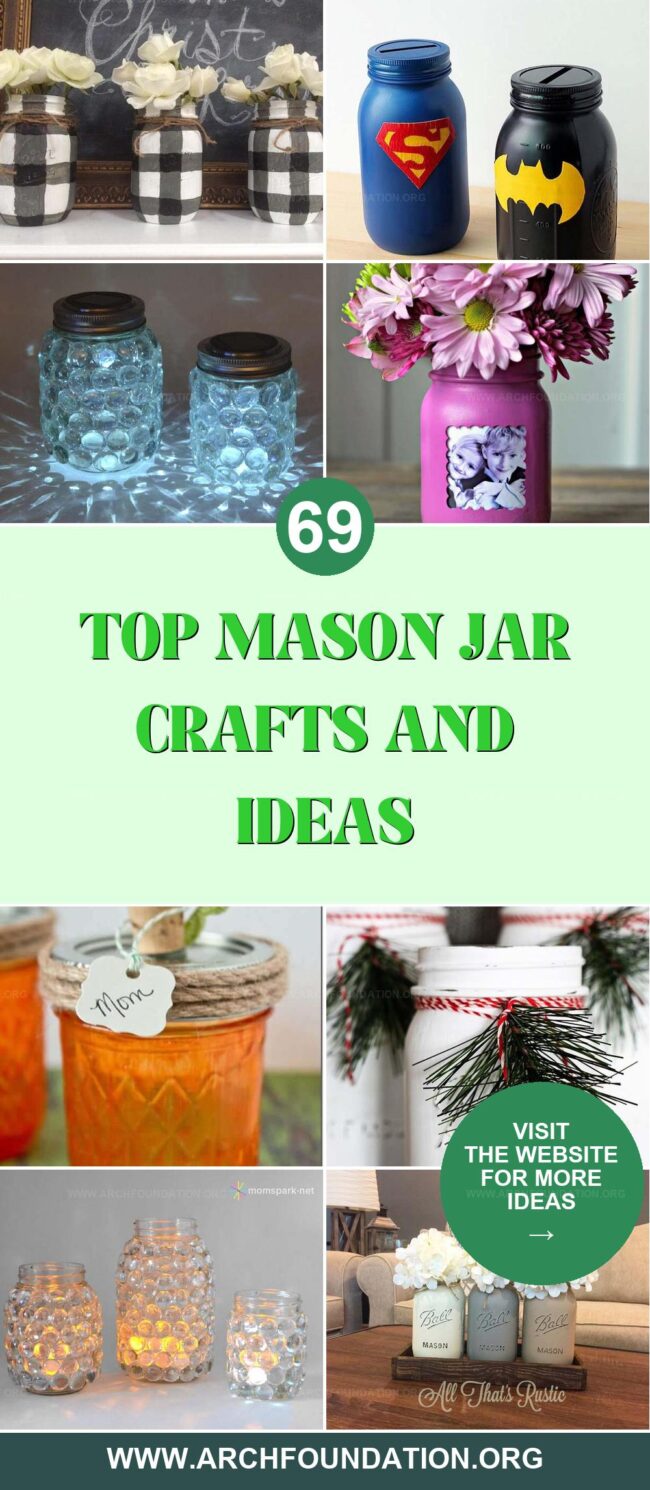 69 DIY Ideas for Creative Mason Jar Crafts