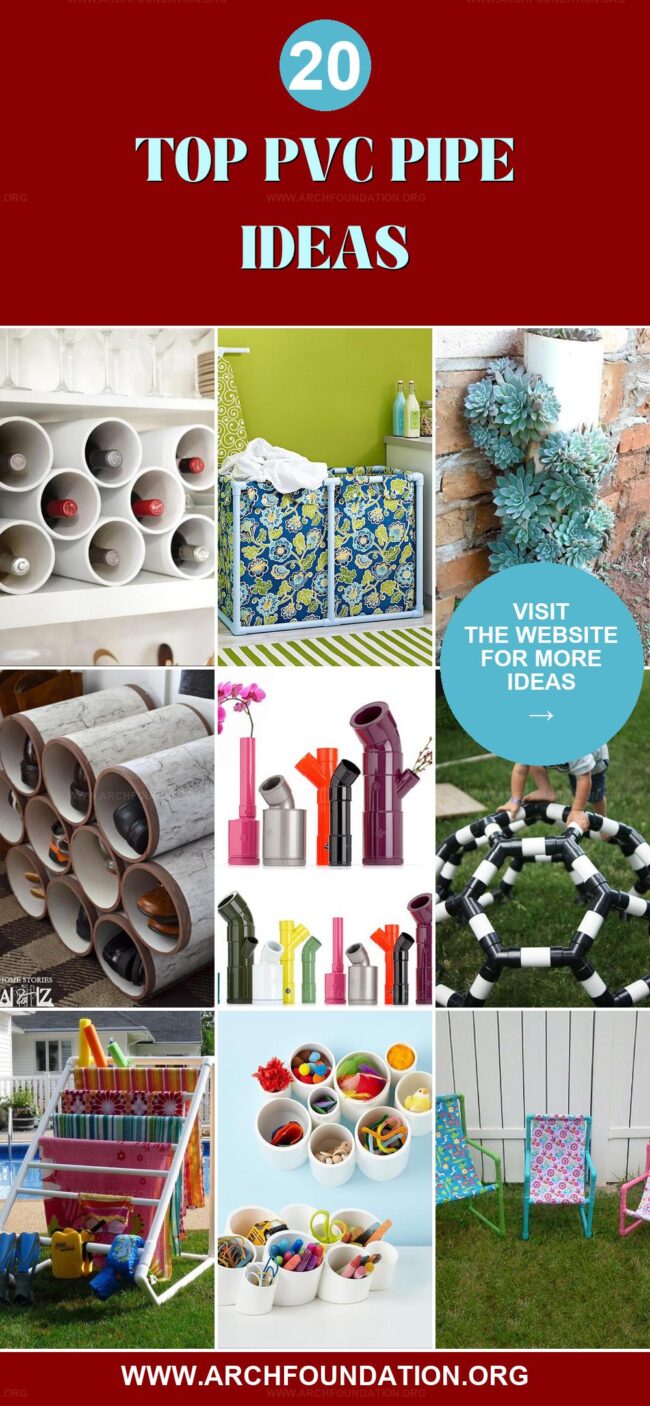 20 Easy PVC Pipe Ideas You'll Love to Try