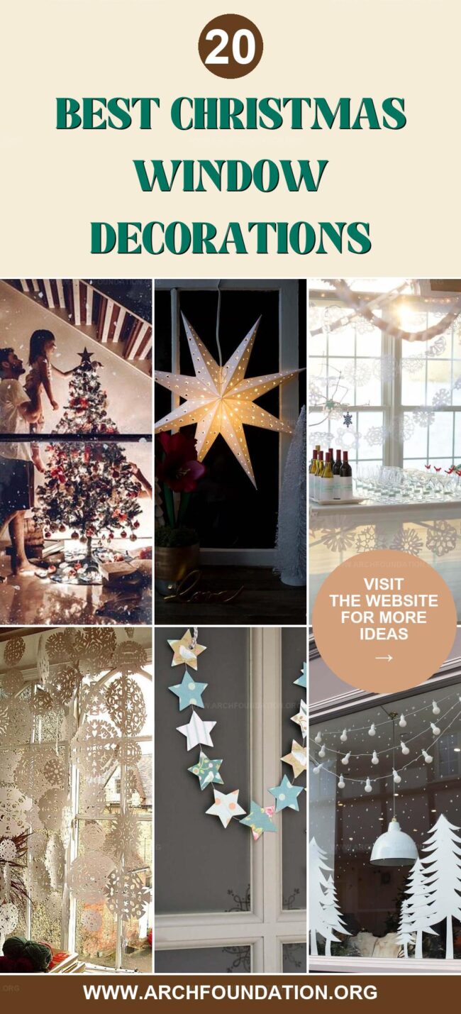 20 Charming Christmas Window Decor Ideas