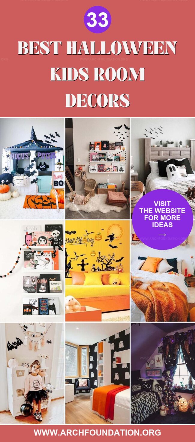 33 Fun Halloween Decor Ideas for Kids' Rooms