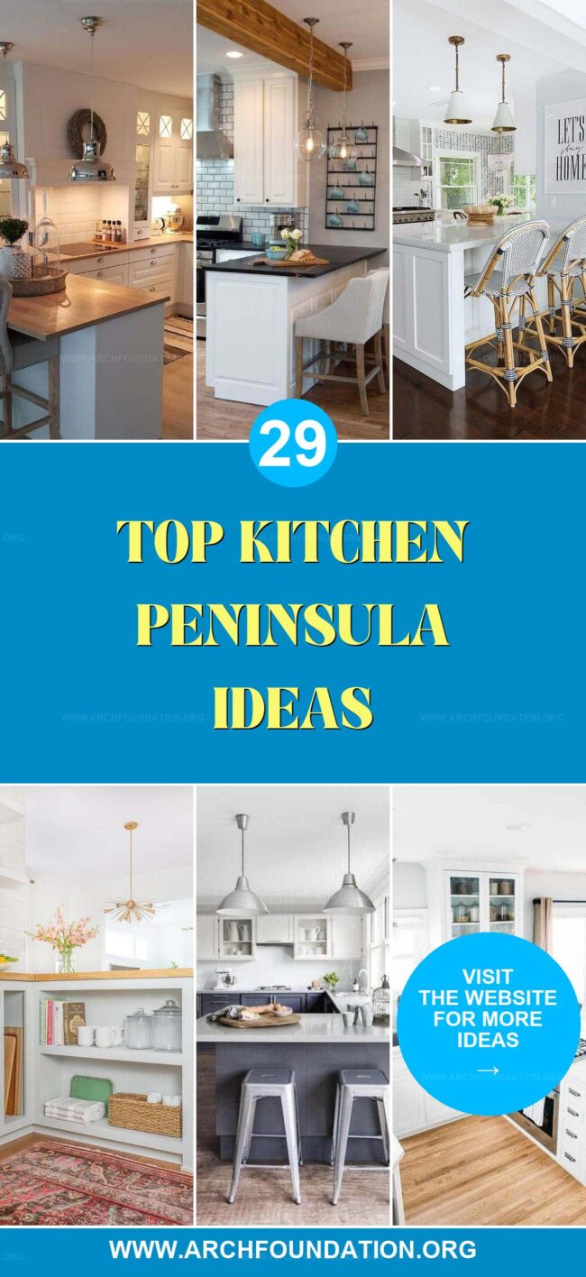 29 Practical Kitchen Peninsula Ideas to Enhance Your Cooking Space