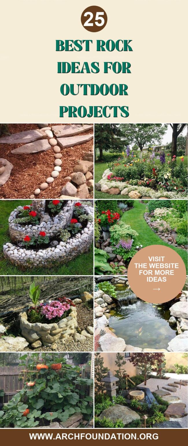 25 Creative Rock Ideas for Your Outdoor Projects