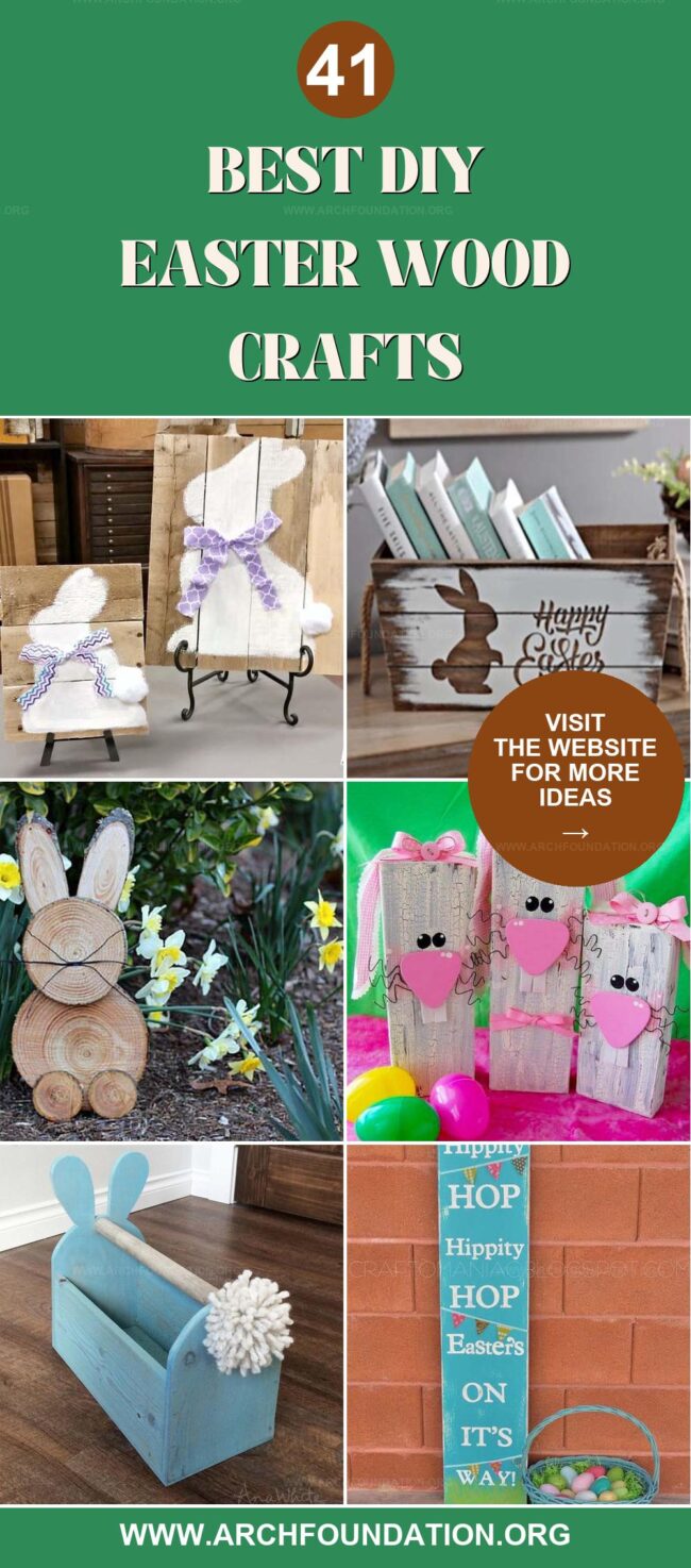 41 DIY Easter Wood Crafts for Creative Fun