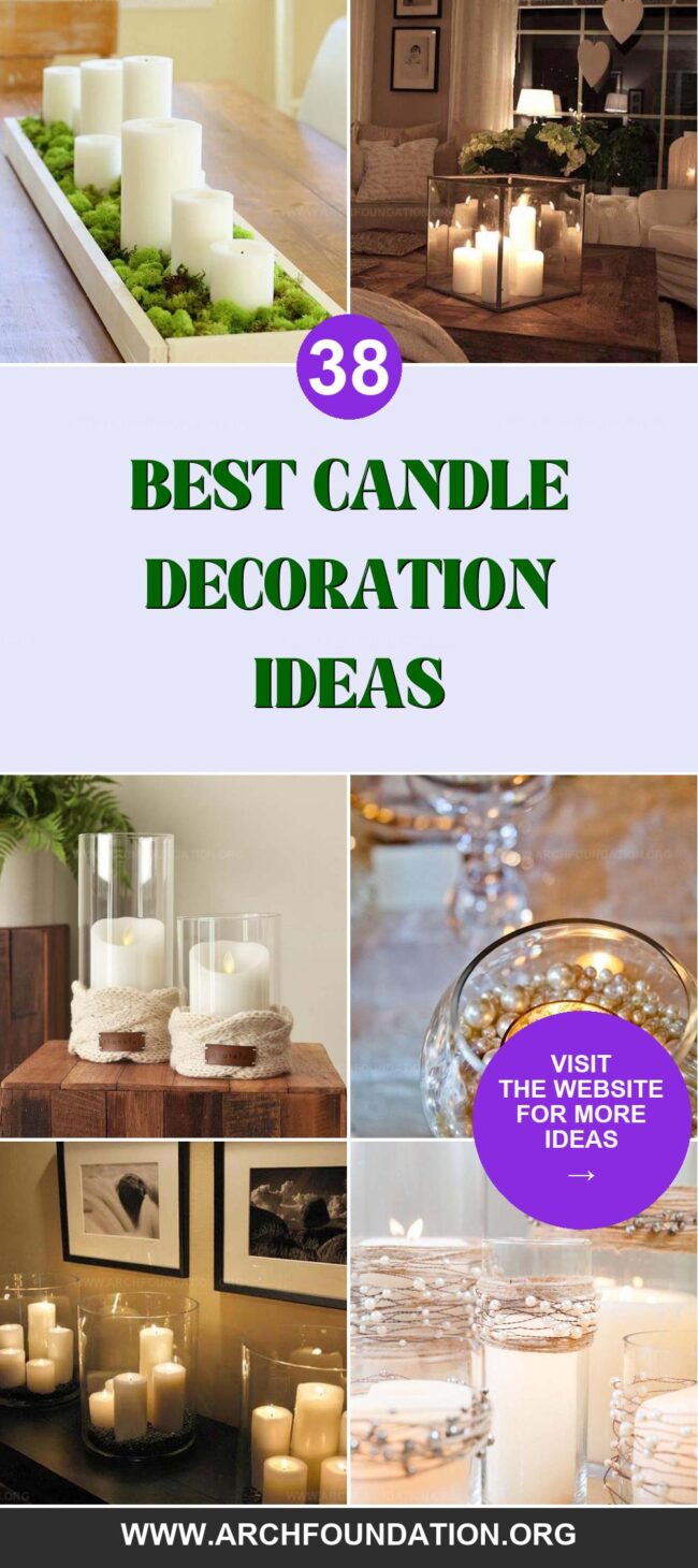 38 Creative Candle Decoration Ideas for a Cozy Home