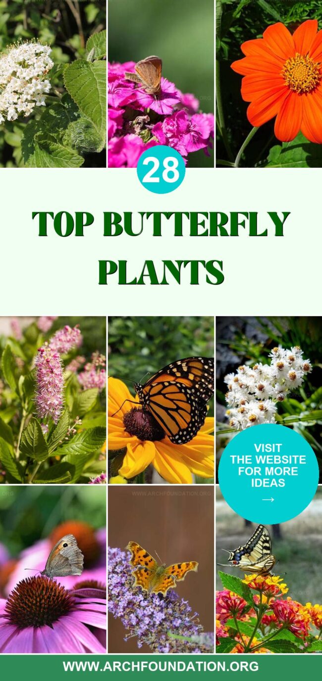 28 Best Butterfly Plants for a Garden Paradise