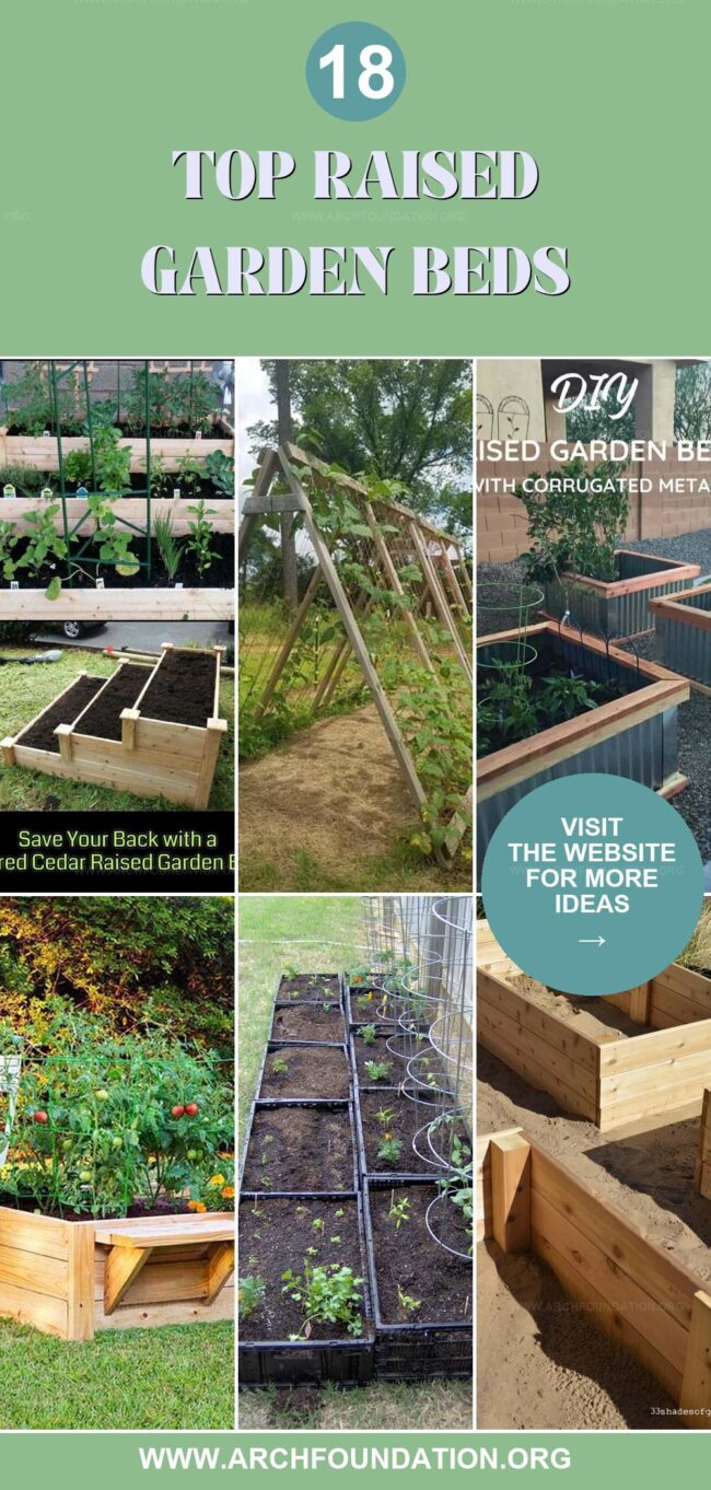 18 Easy-to-Build Cheap Raised Garden Bed Designs