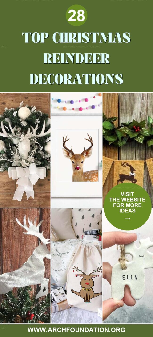 28 Christmas Reindeer Decors to Delight