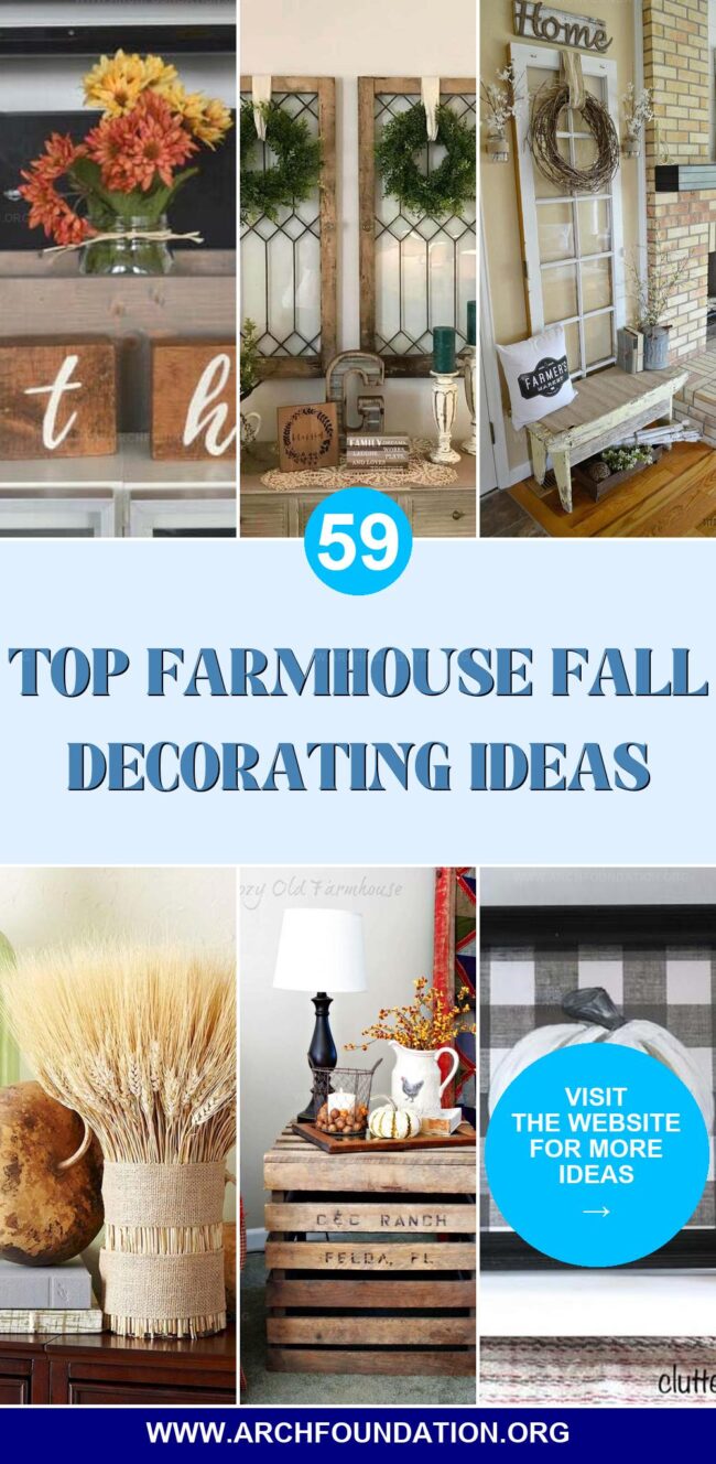 59 Farmhouse Fall Decors for a Cozy & Charming Home