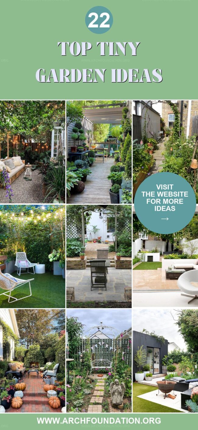 22 Top Tiny Garden Ideas with Big Impact