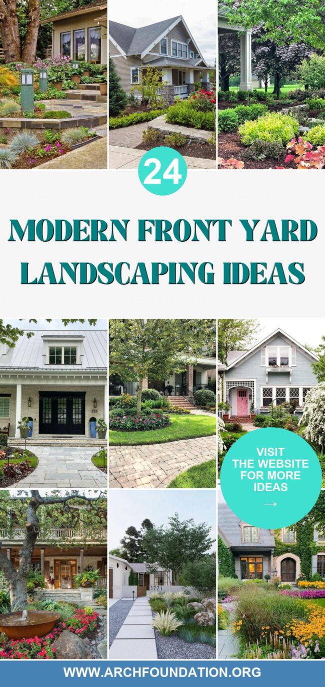 24 Landscaping Ideas for a Modern Front Yard