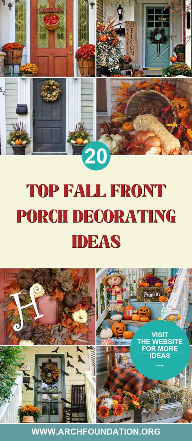 20 Stunning Fall Front Porch Decorating Ideas to Brighten Up