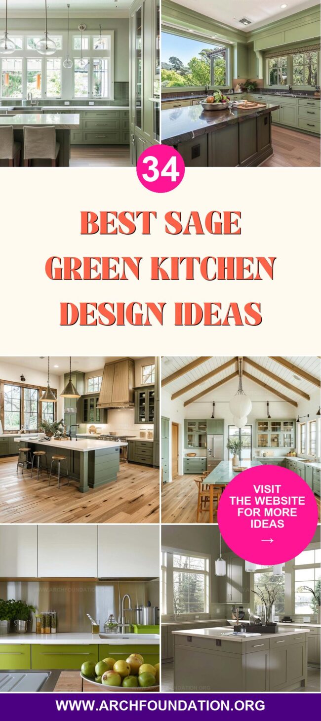 34 Chic Sage Green Kitchens to Inspire Your Decor