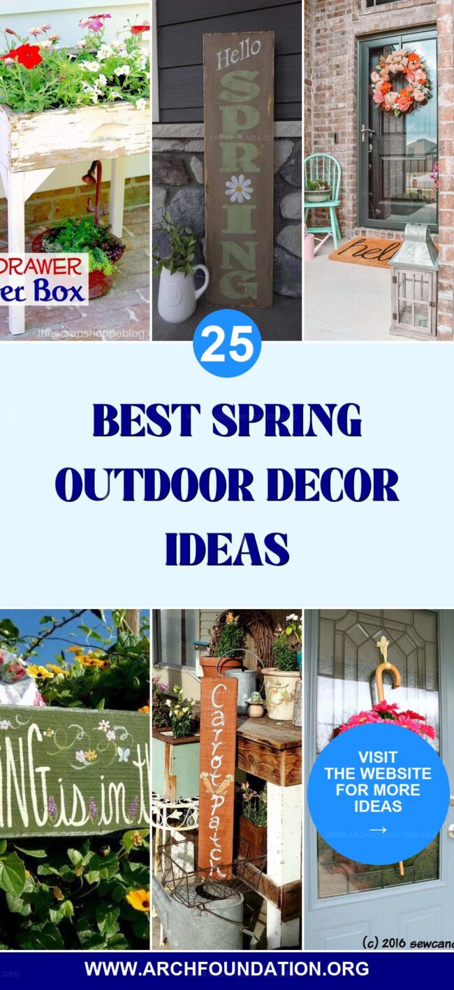 25 Stunning Outdoor Decor Ideas for Spring