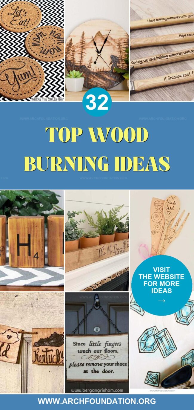 32 Easy DIY Wood Burning Projects for All Skill Levels