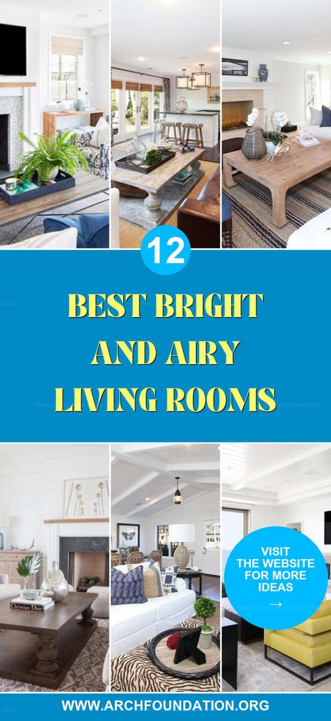 12 Bright and Airy Living Room Ideas You'll Love