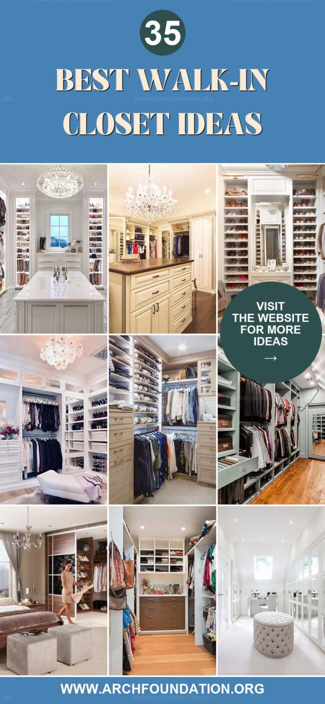 35 Top Walk-In Closet Ideas to Maximize Space