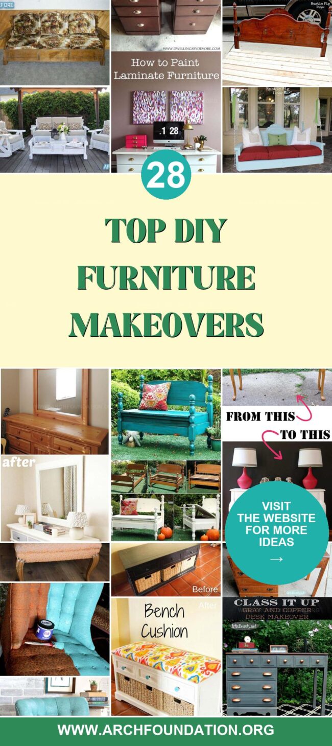 28 Innovative DIY Furniture Makeover Ideas