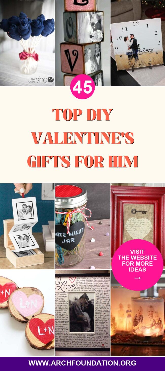 45 Best DIY Gifts for Him on Valentine's Day