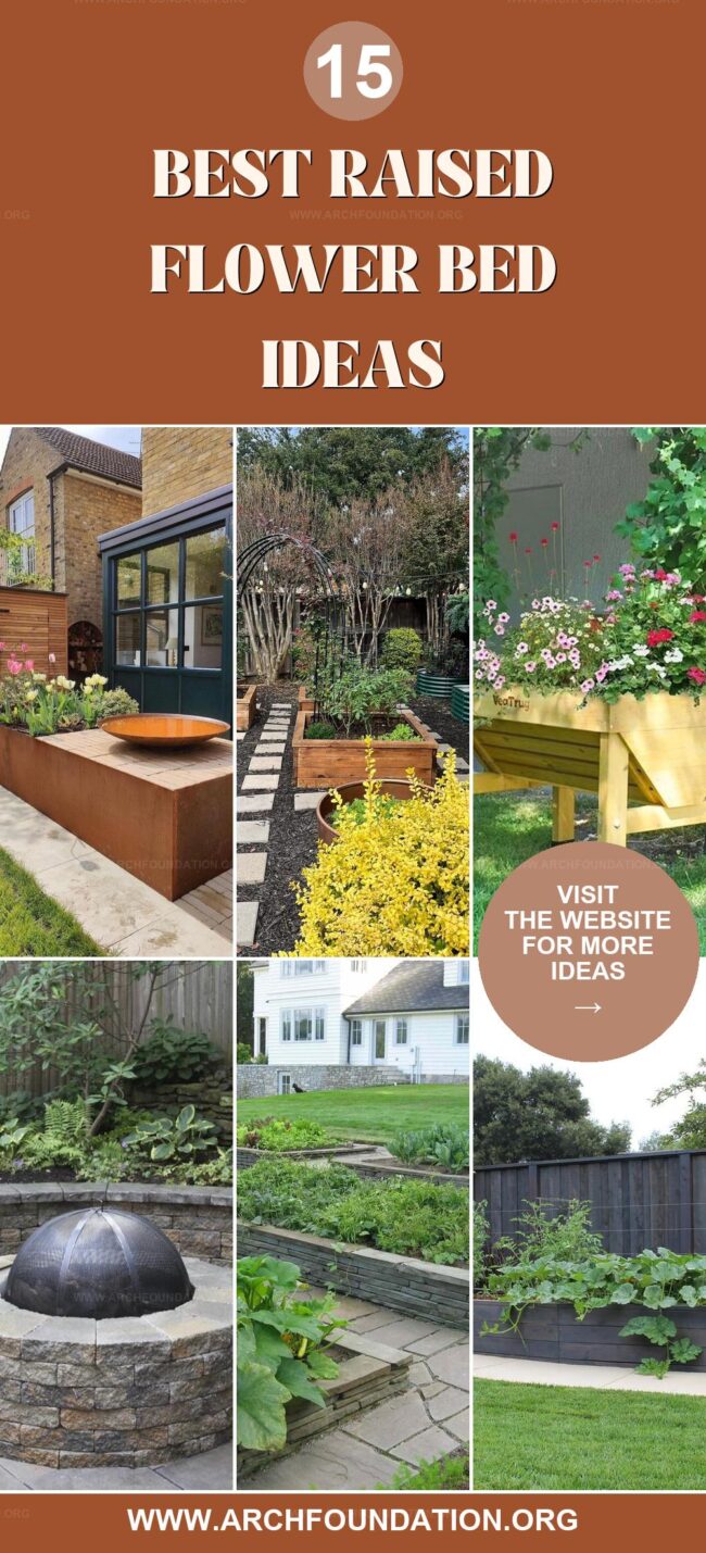 15 Creative Raised Flower Bed Ideas to Elevate Your Fence Line