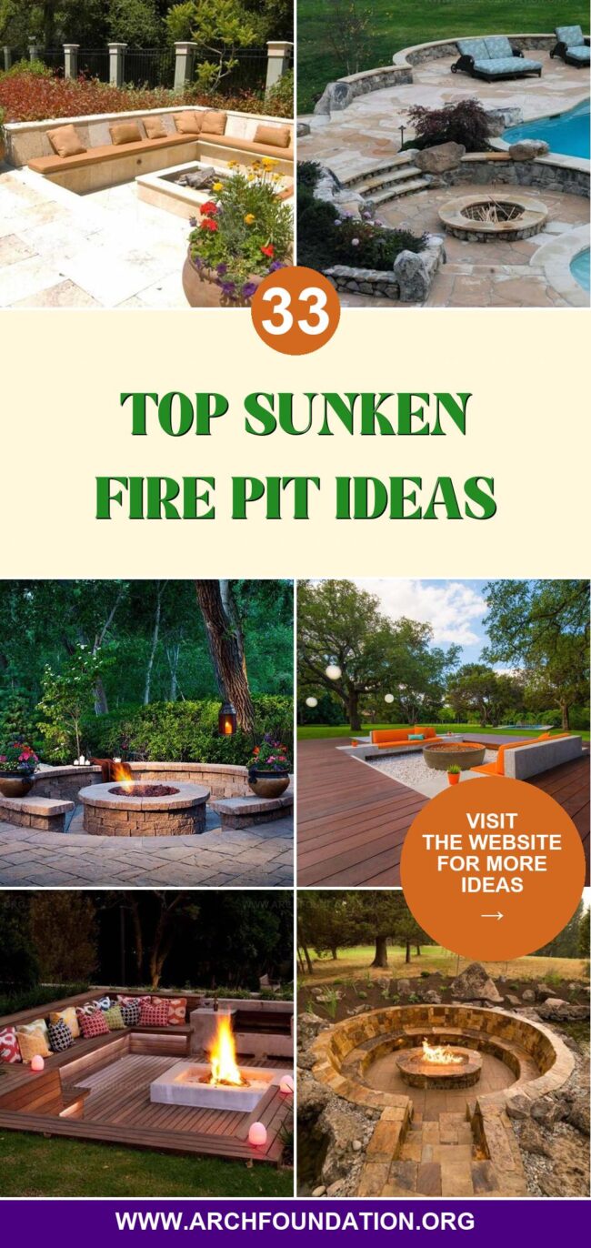 33 Sunken Fire Pit Ideas for Amazing Family Gatherings