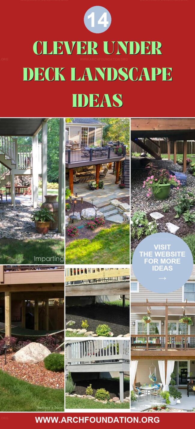 14 Inspired Under-Deck Landscaping Ideas for Your Backyard