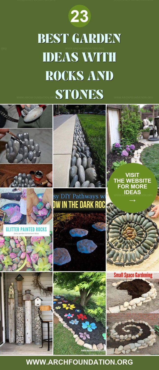 23 Inspiring Garden Ideas with Rocks and Stones to Elevate Your Outdoor Space