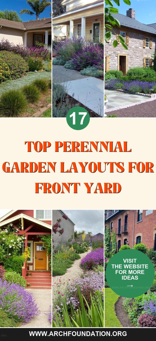 17 Best Perennial Garden Plans for Front Yard