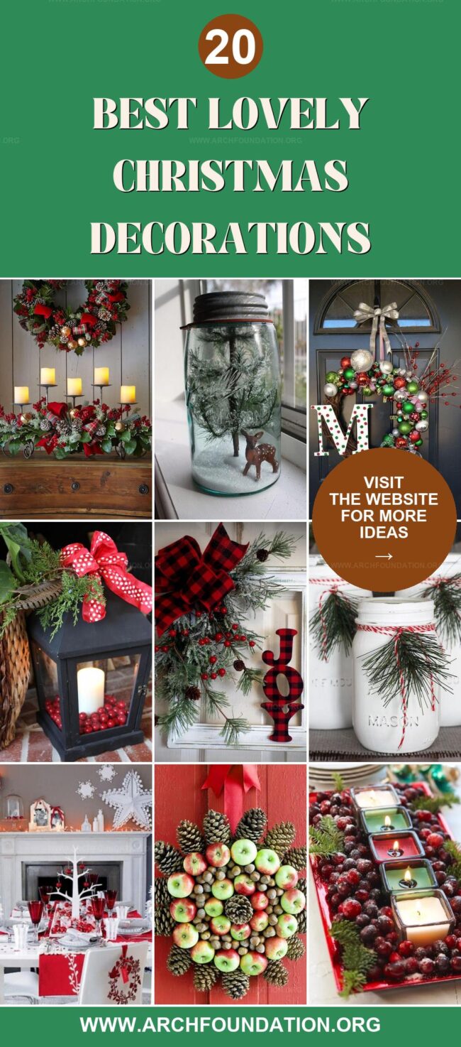 20 Lovely Ways to Decorate This Christmas