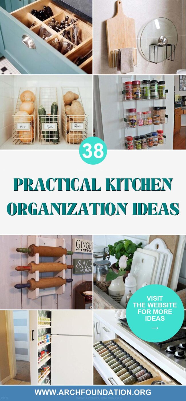 38 Ingenious Kitchen Organization Solutions for Easier Living