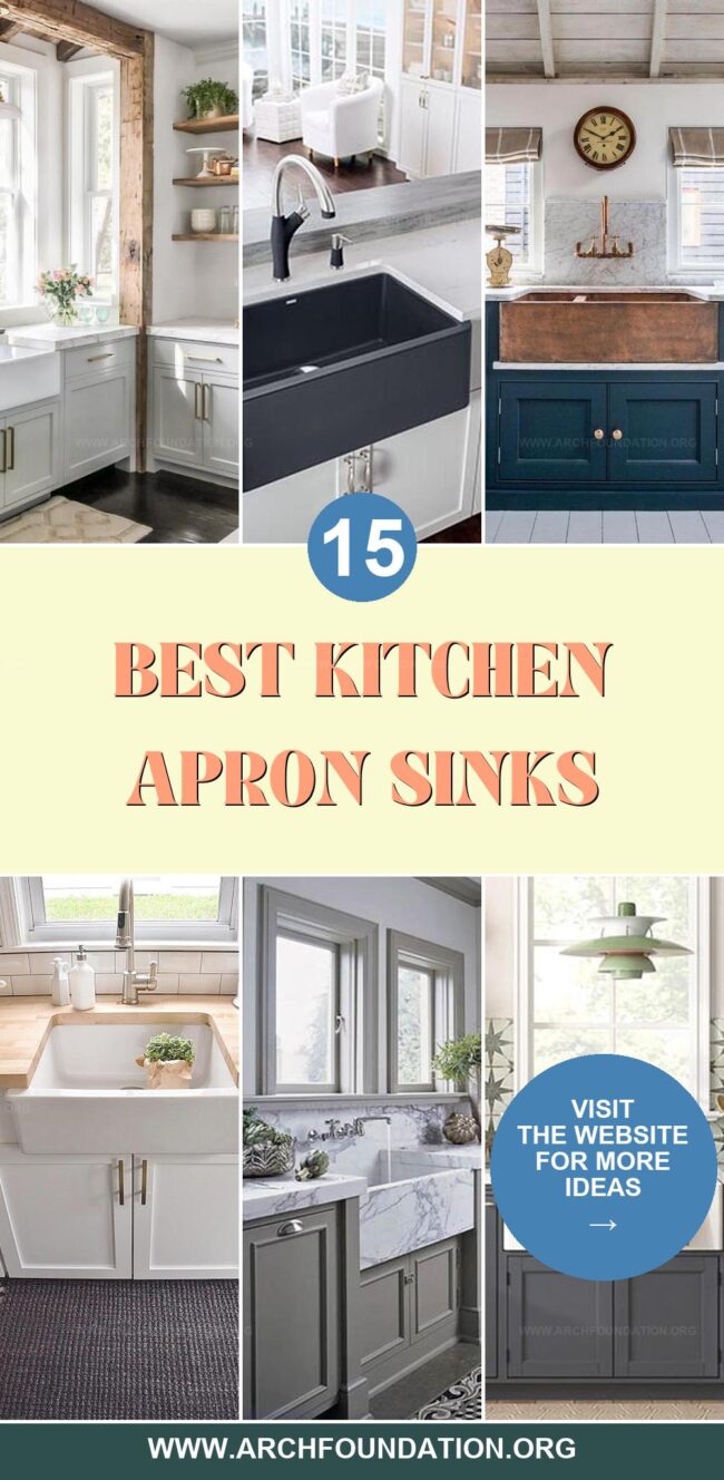 15 Beautiful Kitchen Apron Sinks for a Chic Space